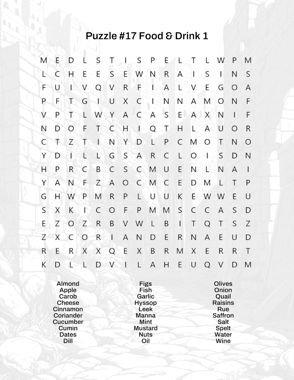 Bible Word Search Sample 1