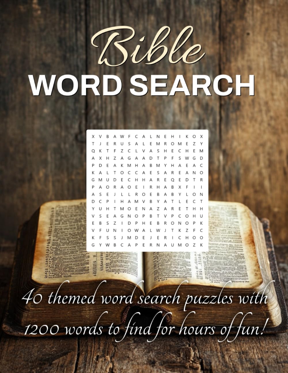 Bible Word Search Activity Book