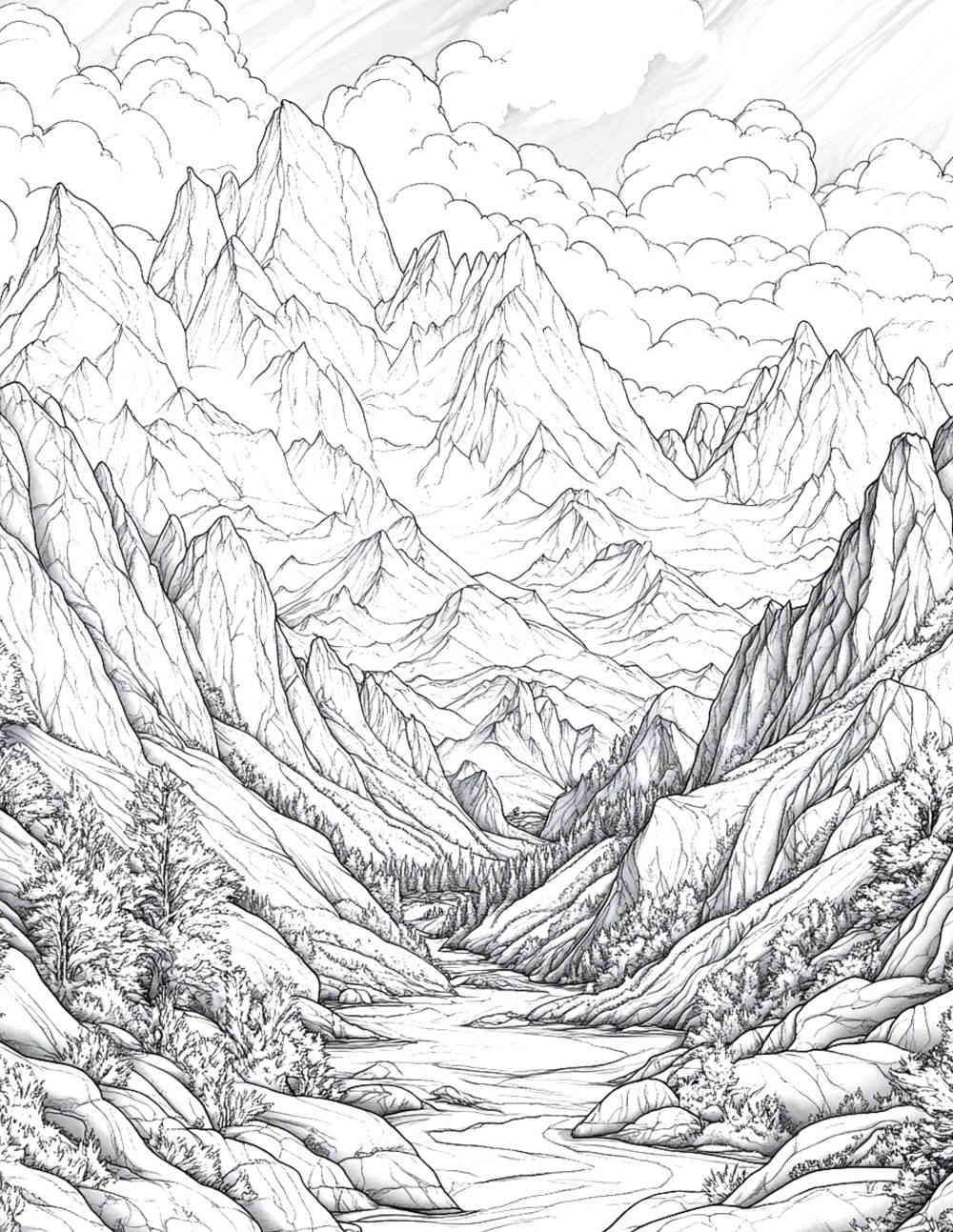 Majestic Mountains Sample Page 2