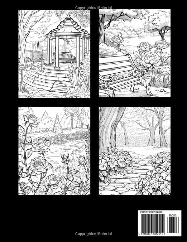 Peaceful Parks Back Cover