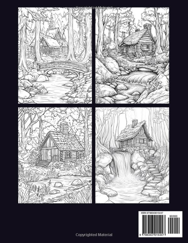 Quaint Cabins Back Cover