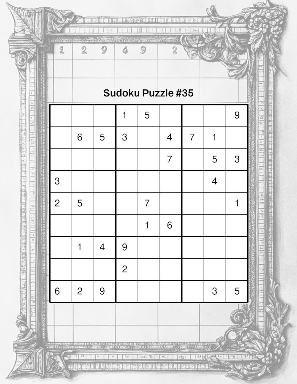 Advanced Level Sudoku Sample 3