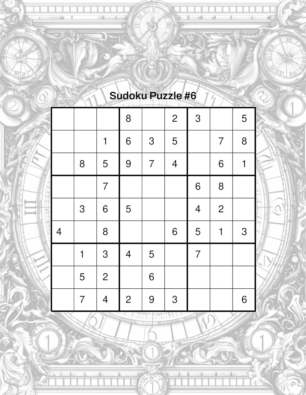 Beginner Level Sudoku Sample 3