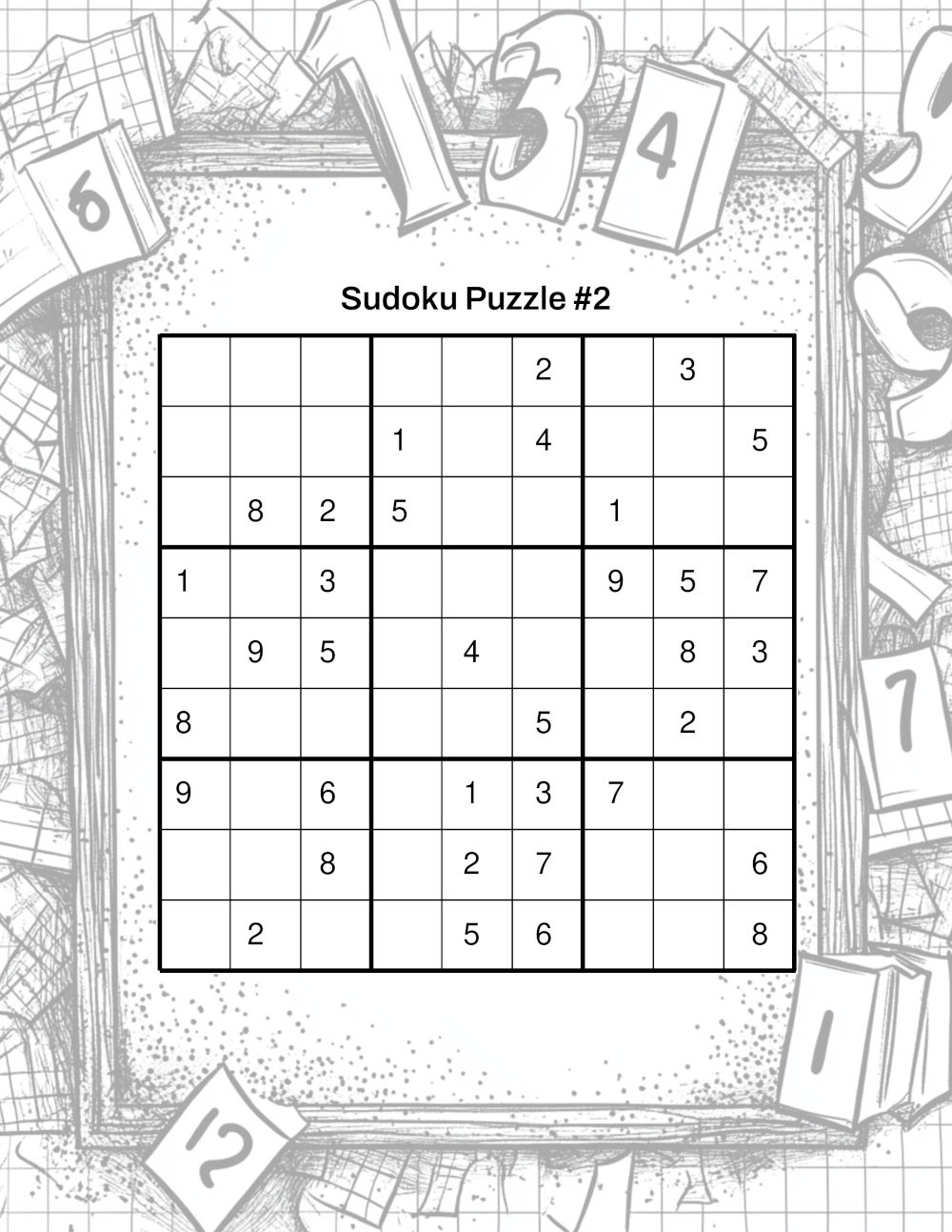 Beginner Level Sudoku Sample 1
