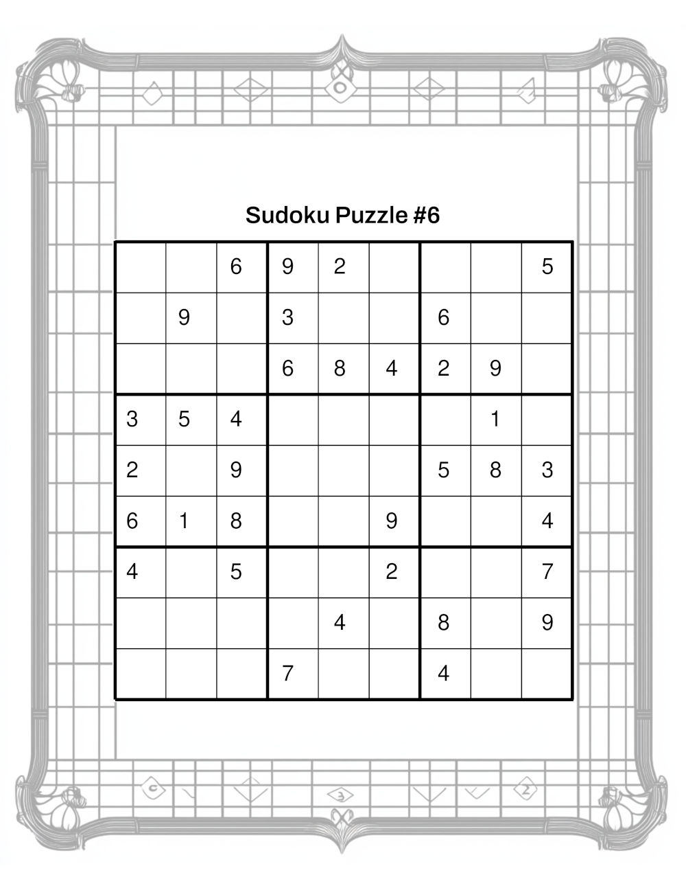 Beginner Level Sudoku Sample 2