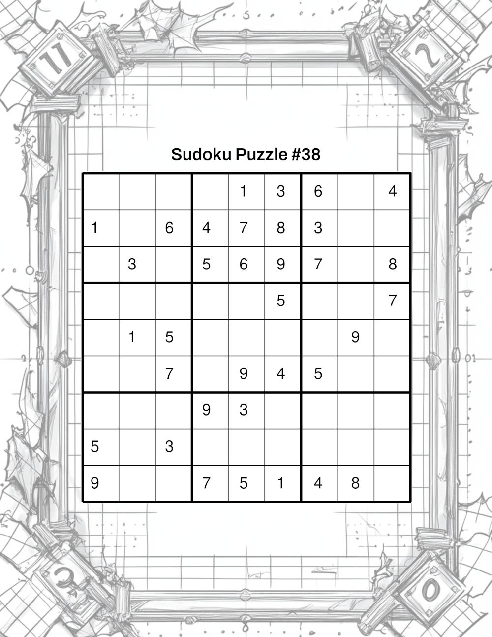 Intermediate Level Sudoku Sample 2