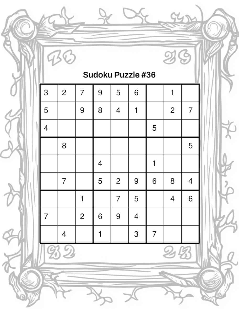Intermediate Sudoku Puzzles Sample Page 3
