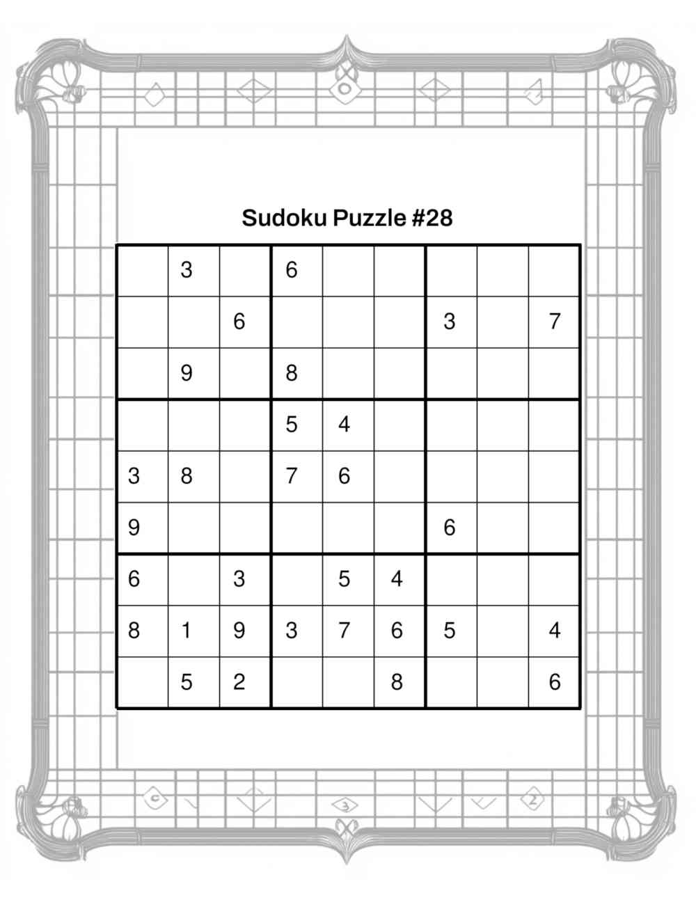 Difficult Sudoku Puzzles Volume 2 Book Sample Page 3