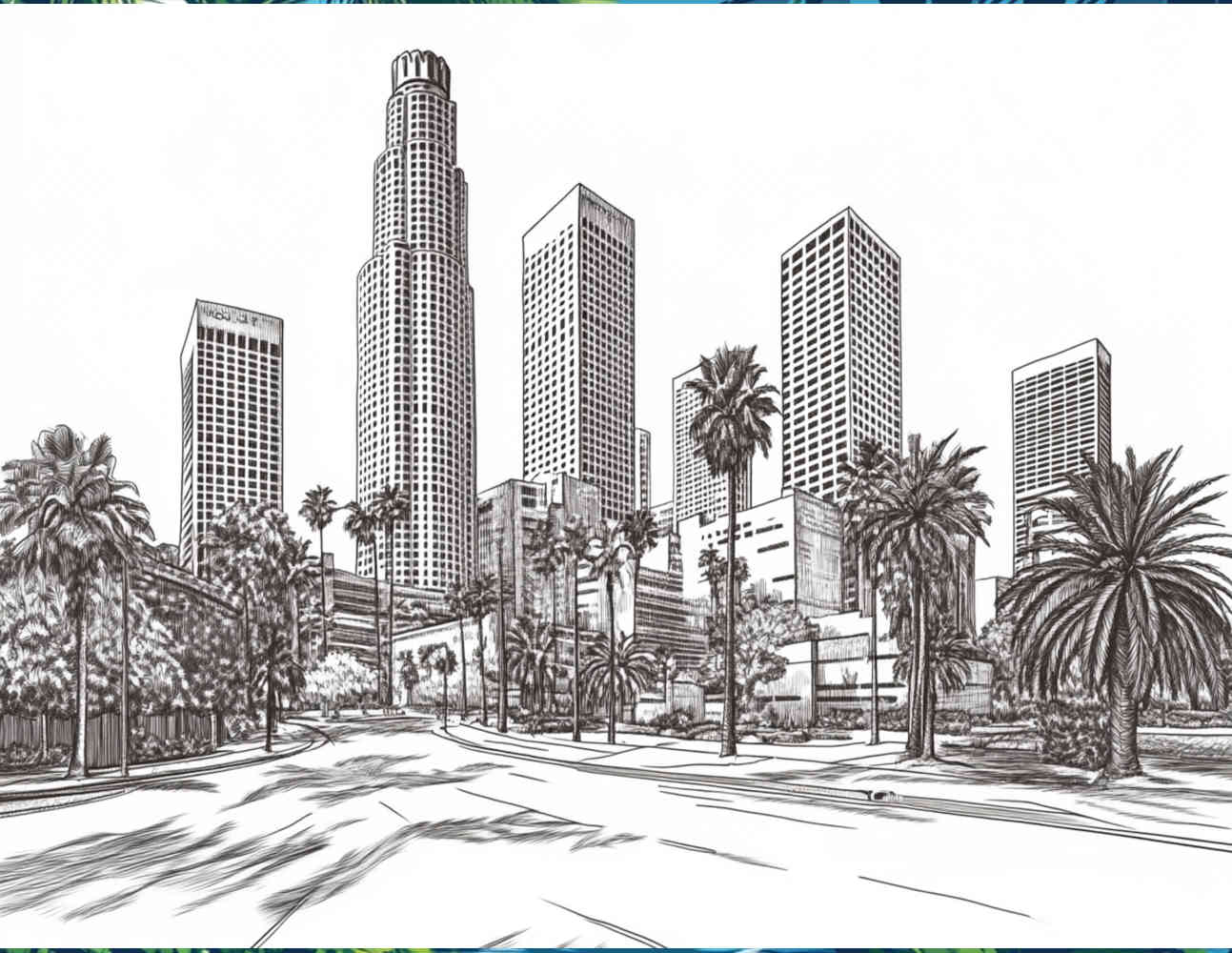 Los Angelas, CA Skyline